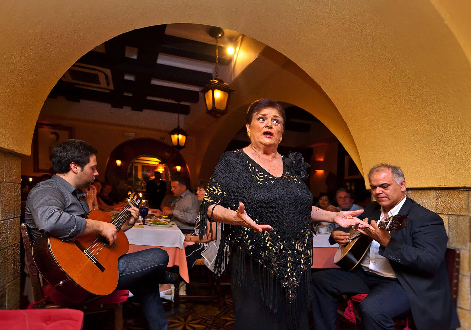 Convivial, rustic bars are the best venues to enjoy a night of fado