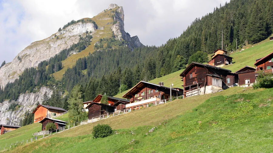 Gimmelwald, though built in an avalanche zone, specializes in alpine tranquility. (Photo by:Dominic Arizona Bonuccellii, Rick Steves’ Europe)
