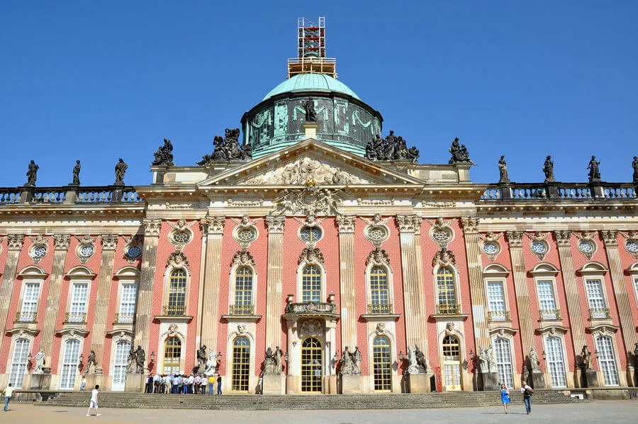 The massive New Palace is the showpiece of the many palaces within Potsdam's vast royal park